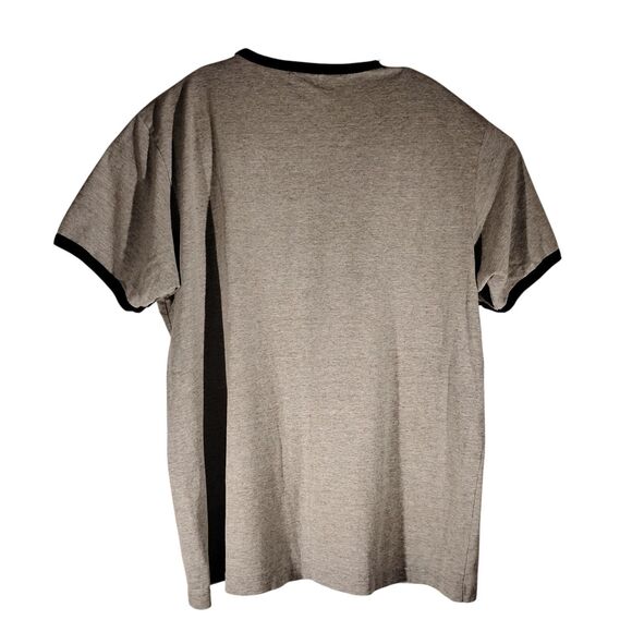 J. Crew vintage tshirt mens L Large gray oarsman graphic tee made in USA short s - Picture 2 of 7